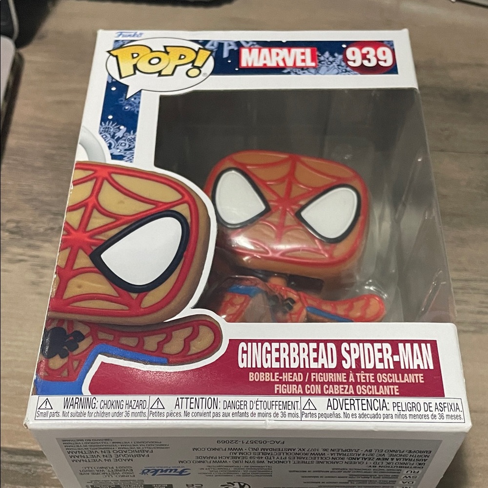 Funko Gingerbread Spider-Man Pop!
